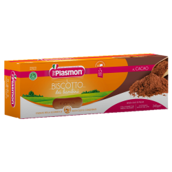 ПЛАЗМОН Бишкоти за деца с какао 12+ 240гр | PLASMON Biscotto dei bambini al cacao 12+ 240g