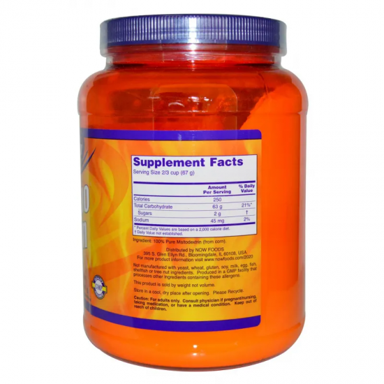 КАРБО ГЕЙН СЛОЖЕН ВЪГЛЕХИДРАТ прах 907г НАУ ФУУДС | CARBO GAIN COMPLEX CARBOHYDRATE pwd 907g NOW FOODS