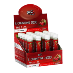 Л-КАРНИТИН 2000мг 20 дози х 25мл (различни вкусове) ПЮР НУТРИШЪН | L-CARNITINE 2000 20s x 25ml PURE NUTRITION