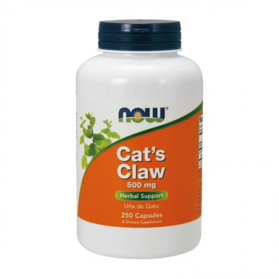 КОТЕШКИ НОКЪТ 500мг капсули 250 бр. НАУ ФУУДС | CAT`S CLAW 500mg caps 250s NOW FOODS