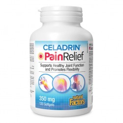 ЦЕЛАДРИН Против болки в ставите 350мг 120 капсули НАТУРАЛ ФАКТОРС | CELADRIN PAIN RELEAF 350mg 120 softgels NATURAL FACTORS 