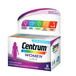 ЦЕНТРУМ мултивитамини за ЖЕНИ ПФАЙЗЕР х 30 таблетки | CENTRUM A - Z WOMEN PFIZER x 30 tabs