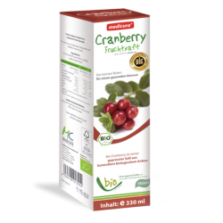 БИО СОК ОТ ЧЕРВЕНА БОРОВИНКА 330ml (Концентрат) АБОФАРМА | BIO JUICE FROM CRANBERRY 330ml (concentrate) ABOPHARMA