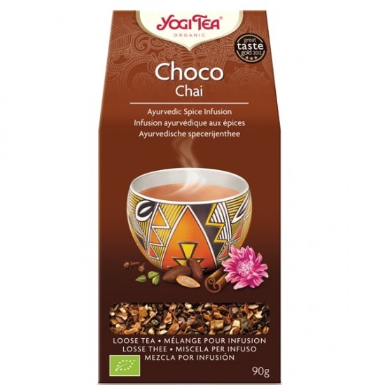 ЙОГИ ОРГАНИК БИО Аюрведичен чай "Шоко", насипен 90гр | YOGI ORGANIC BIO Ayurvedic tea blend "Choco" loose 90g