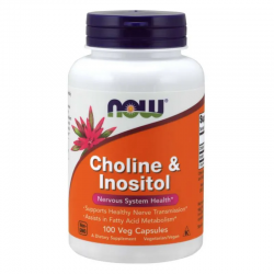ХОЛИН И ИНОЗИТОЛ 500мг капс. 100бр. НАУ ФУУДС | CHOLINE & INOSITOL 500mg caps. 100s NOW FOODS