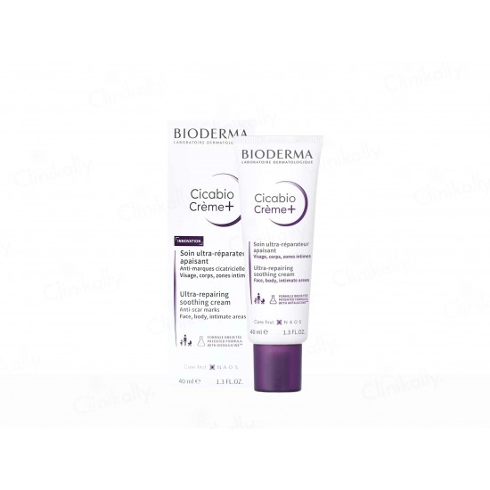 БИОДЕРМА ЦИКАБИО + Крем за раздразнена и увредена кожа 40мл | BIODERMA CICABIO Crème 40ml