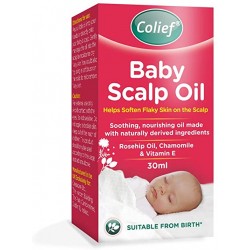 КОЛИЙФ Бейби скалп ойл при млечни корички (крусти) x 30мл | COLIEF Baby Scalp Oil x 30ml