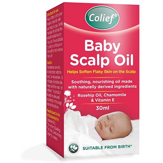 КОЛИЙФ Бейби скалп ойл при млечни корички (крусти) x 30мл | COLIEF Baby Scalp Oil x 30ml