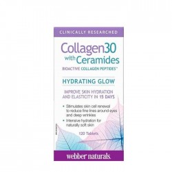 Колаген 30 със СЕРАМИДИ таблетки 120бр УЕБЪР НАТУРАЛС | COLLAGEN 30 + CERAMIDES tablets 120s WEBBER NATURALS