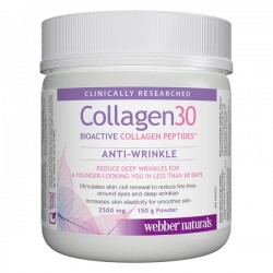 Колаген 30 Колагенови пептиди 2500мг на прах 150гр УЕБЪР НАТУРАЛС | COLLAGEN 30 Collagen Peptides 2500mg powder 150g WEBBER NATURALS