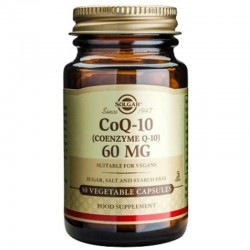 КОЕНЗИМ Q-10 60мг растителни капсули 30бр. СОЛГАР | COENZYME Q-10 60mg veg. caps 30s SOLGAR