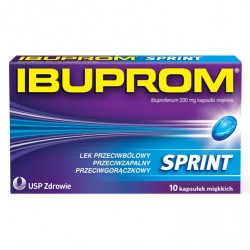 ИБУПРОМ СПРИНТ 200мг. меки капсули 10бр. | IBUPROM SPRINT 200mg soft capsules 10s