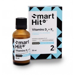 ВИТАМИН Д3 + ВИТАМИН К2 липозомен разтвор 30мл СМАРТХИТ | VITAMIN D3 +VITAMIN K2 oral solution 30ml SMARTHIT