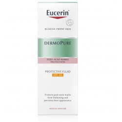 ЮСЕРИН ДЕРМОПЮЪР Защитаващ флуид SPF30 50мл | EUCERIN DERMOPURE Protective fluid SPF30 50ml