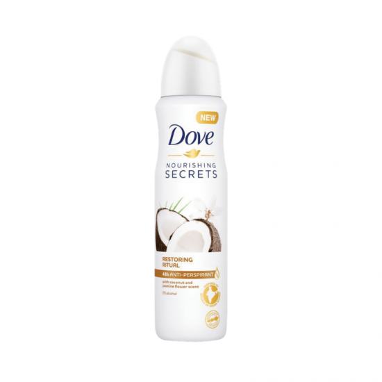 Дезодорант спрей КОКОС И ЖАСМИН х 150мл DOVE | Anti-perspirant spray COCONUT & JASMINE x 150ml DOVE