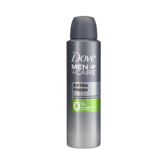 Дезодорант спрей без алуминий МЕН ЕКСТРА ФРЕШ х 150мл DOVE | Anti-perspirant spray 0% aluminium salts MEN EXTRA FRESH x 150ml DOVE