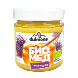 БИО Пчелен мед ЛАВАНДУЛОВ 300гр буркан ДЮЛМОН | ORGANIC BEE HONEY Lavender 300g DULMONE
