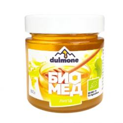 БИО Пчелен мед ЛИПОВ 300гр буркан ДЮЛМОН | ORGANIC BEE HONEY Linden 300g DULMONE