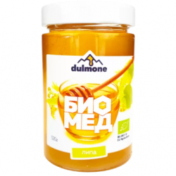 БИО Пчелен мед ЛИПОВ 520гр буркан ДЮЛМОН | ORGANIC BEE HONEY Linden 520g DULMONE