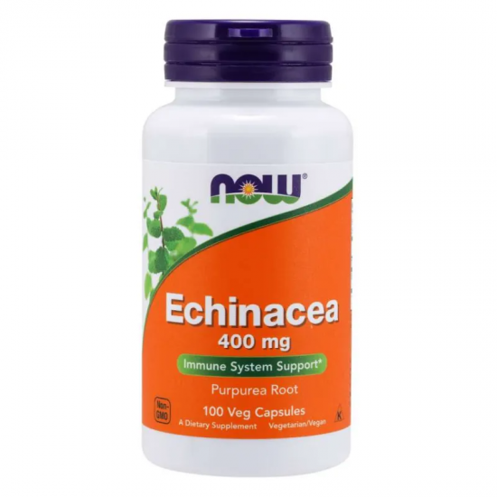 ЕХИНАЦЕЯ 400мг капсула 100 бр. НАУ ФУУДС | ECHINACEA 400mg caps 100s NOW FOODS