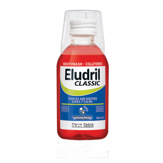 ЕЛУДРИЛ Вода за уста КЛАСИК 200мл | ELUDRIL Mouthwash CLASSIC 200ml