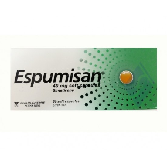 ЕСПУМИЗАН 40мг. меки капсули 50бр. | ESPUMISAN 40mg soft capsules 50s