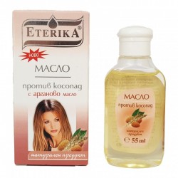 ЕТЕРИКА Масло против косопад с Арганово масло 55мл. | ETERIKA Anti-hair loss oil with Argan oil 55ml 