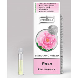Етерично масло от РОЗА 0,6мл. | ETERIKA Essential ROSE oil 0,6ml 