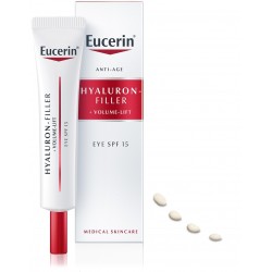 ЮСЕРИН ХИАЛУРОН ФИЛЪР + ВОЛЮМ ЛИФТ Околоочен крем SPF15 15мл | EUCERIN HYALURON-FILLER + VOLUME-LIFT Eye care SPF15 15ml