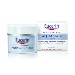 ЮСЕРИН АКВАПОРИН АКТИВ Крем за лице за суха кожа 50мл | EUCERIN AQUAporin ACTIVE Face cream for dry skin 50ml