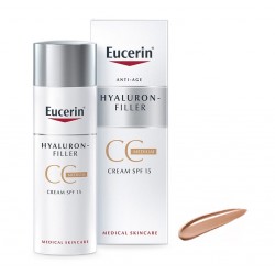 ЮСЕРИН ХИАЛУРОН ФИЛЪР CC Крем, среден тон 50мл | EUCERIN HYALURON-FILLER CC Crem, medium 50ml