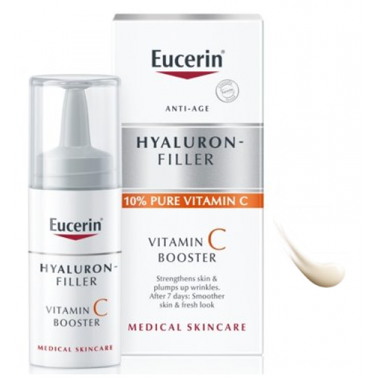 ЮСЕРИН ХИАЛУРОН ФИЛЪР Витамин С бустер 1x8мл или 3х8мл | EUCERIN HYALURON-FILLER Vitamin C booster 1x8ml or 3x8ml