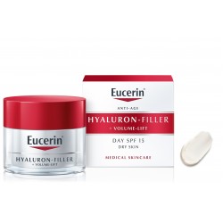 ЮСЕРИН ХИАЛУРОН ФИЛЪР + ВОЛЮМ ЛИФТ Дневен крем за суха кожа 50мл | EUCERIN HYALURON-FILLER + VOLUME-LIFT Day care dry skin 50ml