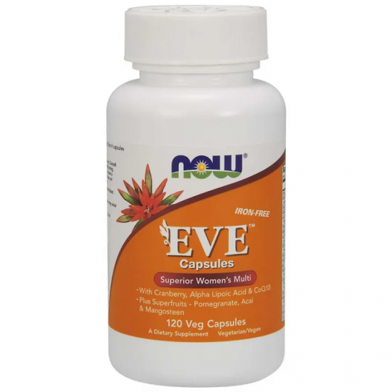 ЕВЕ УОМАНС Мултивитамини за жени 120 капсули НАУ ФУУДС | EVE WOMAN'S MULTI 120 caps NOW FOODS