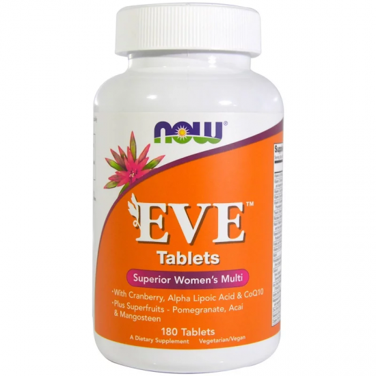 ЕВЕ УОМАНС МУЛТИ 180 таблетки НАУ ФУУДС | EVE WOMAN'S MULTI 180 tablets NOW FOODS