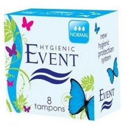 ЕВЕНТ Дамски тампони НОРМАЛ 8бр., 16бр. | EVENT Ladies tampons NORMAL 8s, 16s