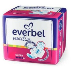 ЕВЪРБЕЛ СЕНЗИТИВ СУПЕР Дамски превръзки 8бр. | EVERBEL SENSITIVE SUPER Ladies pads 8s