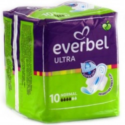 ЕВЪРБЕЛ УЛТРА НОРМАЛ Дамски превръзки 10бр. | EVERBEL ULTRA NORMAL Ladies pads 10s