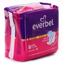 ЕВЪРБЕЛ УЛТРА СУПЕР Дамски превръзки 8бр. | EVERBEL ULTRA SUPER Ladies pads 8s