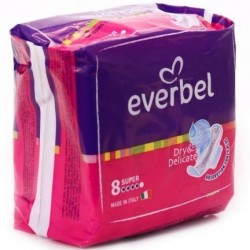 ЕВЪРБЕЛ УЛТРА СУПЕР Дамски превръзки 8бр. | EVERBEL ULTRA SUPER Ladies pads 8s