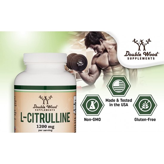 Л-цитрулин капсули x 210 бр Дабъл Ууд | L-citrulline caps x 210 s Double Wood