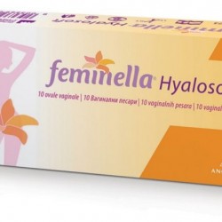ФЕМИНЕЛА ХИАЛОСОФТ вагинални песари x 10бр | FEMINELLA HYALOSOFT vaginal pessaries 10s