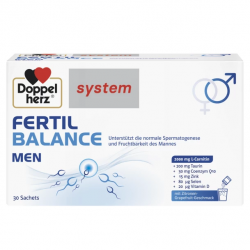 ДОПЕЛХЕРЦ СИСТЕМ Фертил баланс за мъже х 30 сашета | FERTIL BALANCE For men DOPPELHERZ SYSTEM