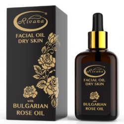 РИВАНА Масло за лице с БЪЛГАРСКО РОЗОВО МАСЛО (За суха кожа) 30мл | RIVANA Facial oil with BULGARIAN ROSE OIL (Dry skin) 30ml 