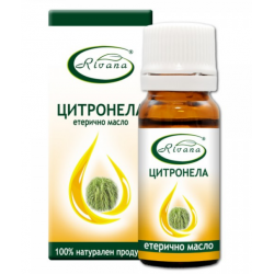 РИВАНА Етерично масло от ЦИТРОНЕЛА 10мл | RIVANA CYMBOPOGON WINTERIANA Essential oil 10ml