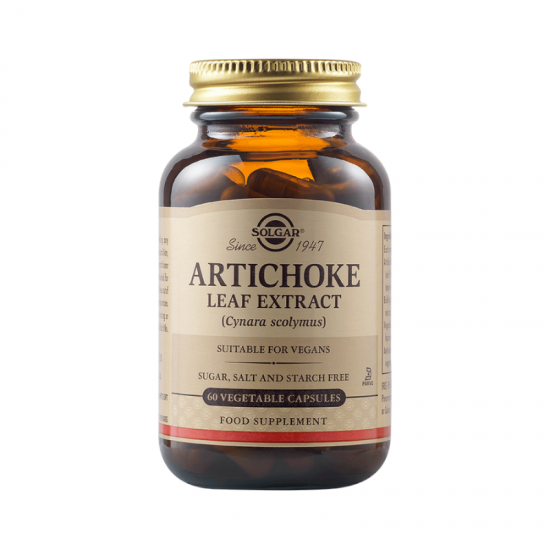 ЕКСТРАКТ ОТ ЛИСТА АРТИШОК растителни капсули x 60бр СОЛГАР | ARTICHOKE LEAF EXTRACT veg.caps x 60s SOLGAR