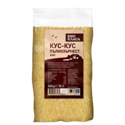 БИО Кус-кус пълнозърнест 500гр БИО КЛАСА | BIO Wholewheat couscous 500g BIO KLASA