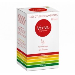 ВЪРВ Чай с джинджифил Асорти (кутия с 5 вида чай) 20бр | VERVE Ginger Assortments 20s