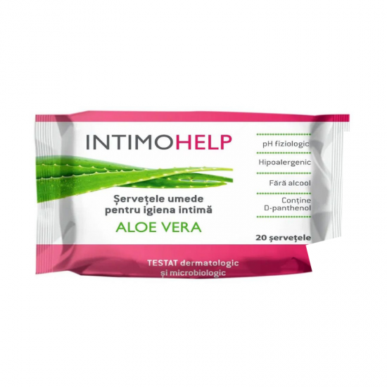 Мокри кърпи за интимна хигиена x 20бр ИНТИМО ХЕЛП | Wet wipes x 20s INTIMO HELP
