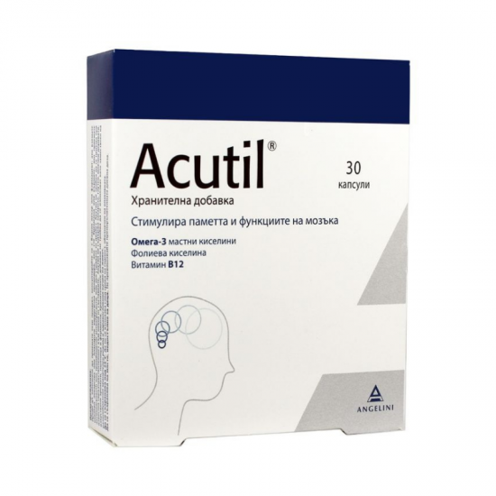 АКУТИЛ капсули х 30бр АНГЕЛИНИ | ACUTIL caps x 30s ANGELINI